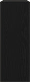vidaXL - Zwarte - Eiken - Console - Tafel - - - 78x30x80 - cm - - - Gemaakt - van - Samengesteld - Hout
