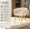 tectake Astano - Eetkamerstoelen - Fluweel - Zwart