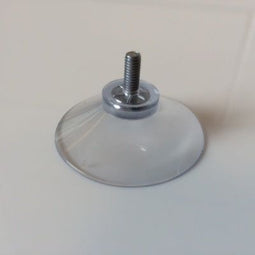 Klika - Zuignap 40mm met draad M4 x 10mm lengte - 2 stuks