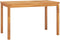 vidaXL - Tuintafel - 120x70x77 - cm - massief - teakhout