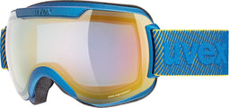Uvex Downhill 2000 FM - Skibril - 100% UVA-UVB-UVC - blauw-mat/mirror-orange