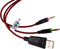 Under Control UC-250 - Bedrade PC Gaming Headset - Ruisonderdrukking - Zwart/Rood