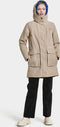 Didriksons Leya - WNS Parka - Gewatteerd met capuchon - Beige