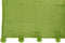 J-Line Plaid Pompom - fleece deken - polyester - grasgroen - 170 x 130 cm - woonaccessoires