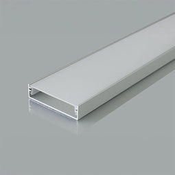 V-TAC VT-71001 - Opbouw LED strip profiel - 2 meter - Aluminium zilver