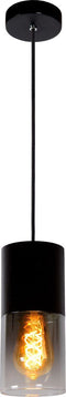 Lucide ZINO - Hanglamp - Ø 10 cm - 1xE27 - Dimbaar - Fumé