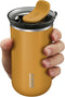 Wacaco Octaroma Lungo - Amber Yellow - Nieuw - Thermosbeker - Thermosfles - Thermoskan - Drinkbeker - Bierpul - Pipamoka serie - Festival - Camping - Cadeau voor hem & haar