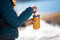 Wacaco Octaroma Lungo - Amber Yellow - Nieuw - Thermosbeker - Thermosfles - Thermoskan - Drinkbeker - Bierpul - Pipamoka serie - Festival - Camping - Cadeau voor hem & haar