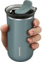 Wacaco Octaroma Lungo - Cadet Blue - Nieuw - Thermosbeker - Thermosfles - Thermoskan - Drinkbeker - Bierpul - Pipamoka serie - Festival - Camping - Cadeau voor hem & haar