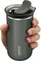 Wacaco Octaroma Lungo - Dim Grey - Nieuw - Thermosbeker - Thermosfles - Thermoskan - Drinkbeker - Bierpul - Pipamoka serie - Festival - Camping - Cadeau voor hem & haar