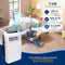 Serenelife Mobiele Air conditioner, Draagbare 3-in-1 Airconditioner met Ontvochtigerfunctie, Mobiele Airco met Ventilatorstand, Afstandsbediening, Compleet Raammontage Uitlaatkit,9K BTU+VERWARMING