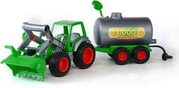 Wader Tractor met Voorlader en Tanker