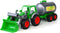 Wader Tractor met Voorlader en Tanker