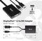 Club 3D - DisplayPort naar DVI-D (Actief Dual Link) - 60 cm - Wit/Zwart