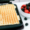 Wafelijzer Glossy Black (incl. 2 sets wafelplaten)