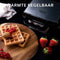 Wafelijzer - Wafelmaker - 1600W - Zwart
