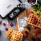 Wafelijzer - Wafelmaker - 1600W - Zwart