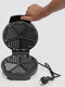 Wafelijzer - Wafels - Wafelmaker - Kiwi - 5 Wafels - ⌀ 20 centimeter - Zwart