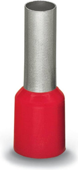 WAGO 216-209 Adereindhulzen 10 mm² Deels geïsoleerd Rood 100 stuk(s)