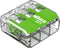 WAGO 221-423 221 Verbindingsklem Flexibel: 0.14-4 mm² Massief: 0.2-4 mm² Aantal polen: 3 50 stuk(s) Transparant, Groen