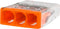 Wago 2273-203 Oranje, Transparant Kabel splitter/combiner (100 stuks)