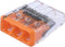 Wago 2273-203 Oranje, Transparant Kabel splitter/combiner (100 stuks)
