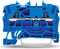 Wago TOPJOB® S 2-draads rijgklem; 2,5 mm²; geschikt voor Ex e II en Ex e i-toepassingen; Markering aan zijkant en in het midden; voor draagrail 35 x 15 en 35 x 7,5; Push-in CAGE CLAMP®; 2,50 mm²; blauw