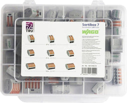 WAGO WA-741-744 Assortiment verbindingsklemmen Flexibel: 0.08-2.5 mm² Massief: 0.08-2.5 mm² 54 stuk(s)