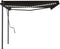 vidaXL - Luifel - automatisch - met - LED - en - windsensor - 4,5x3 - m - antracietkleur