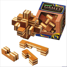 Philos Sterpuzzel - Bamboe - Unieke uitdagende puzzel - Stevige constructie
