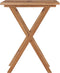 vidaXL - Tuintafel - inklapbaar - 60x60x75 - cm - massief - teakhout