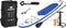 Wakiki Sup board beginners 305 cm - 6-Delige set - Blauw/wit