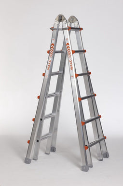 Waku Ladders Multifunctionele Ladder - 4x6 Treeds - Werkhoogte 7.30m