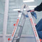 Waku Ladders Telescoopladder vouwladder - 4x4 treden - Werkhoogte 4.20m