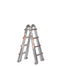 Waku Ladders Telescoopladder vouwladder - 4x4 treden - Werkhoogte 4.20m