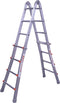 Waku Ladders Telescoopladder vouwladder - 4x4 treden - Werkhoogte 4.20m