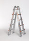 Waku Ladders Telescopische ladder - 4x5 sporten - Aluminium