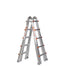 Waku Ladders Telescopische ladder - 4x5 sporten - Aluminium