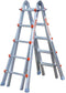 Waku Ladders Telescopische ladder - 4x5 sporten - Aluminium