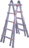 Waku Ladders Telescopische ladder - 4x5 sporten - Aluminium