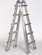 Waku Ladders Telescopische ladder - 4x5 sporten - Aluminium