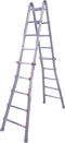 Waku Ladders Telescopische ladder - 4x5 sporten - Aluminium