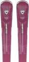 Rossignol Nova 6 - Dames ski's - Inclusief Look Express W 11 GW B83 bindingen - 156 cm - Zwart