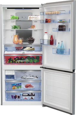 Beko RCNE720E3VZXPN - Vrijstaande 2-deurs koelkast - 615 liter - Inox