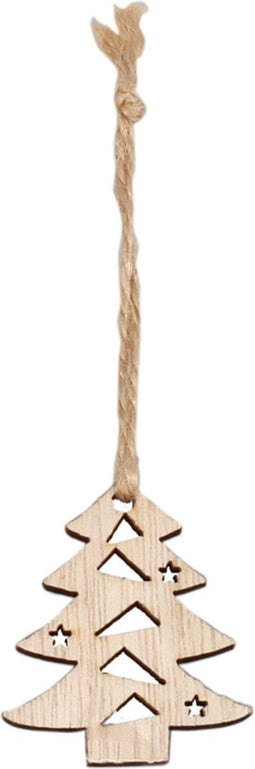 Klika - Hanger | hout | 5x4.3cm | naturel | 24 stuks