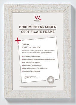 Walther Home - Houten lijst - Fotoformaat 21x29,7 (DIN A4) cm - Polair Wit
