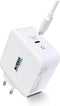 Wall Charger + USB C Cable Urban Factory GSC10UF White