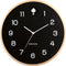 Wall clock Natural Cuckoo birch wood black
