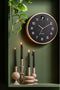 Wall clock Natural Cuckoo birch wood black