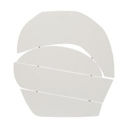 Wall decor Wood Block Off White White / MDF